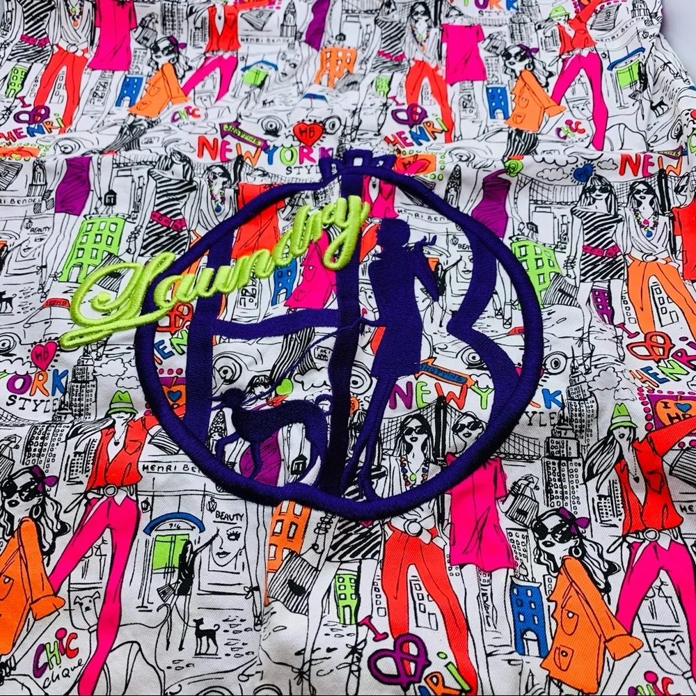 NWT Henri Bendel Drawstring Laundry Travel Bag 23” x 17” - Picture 4 of 4